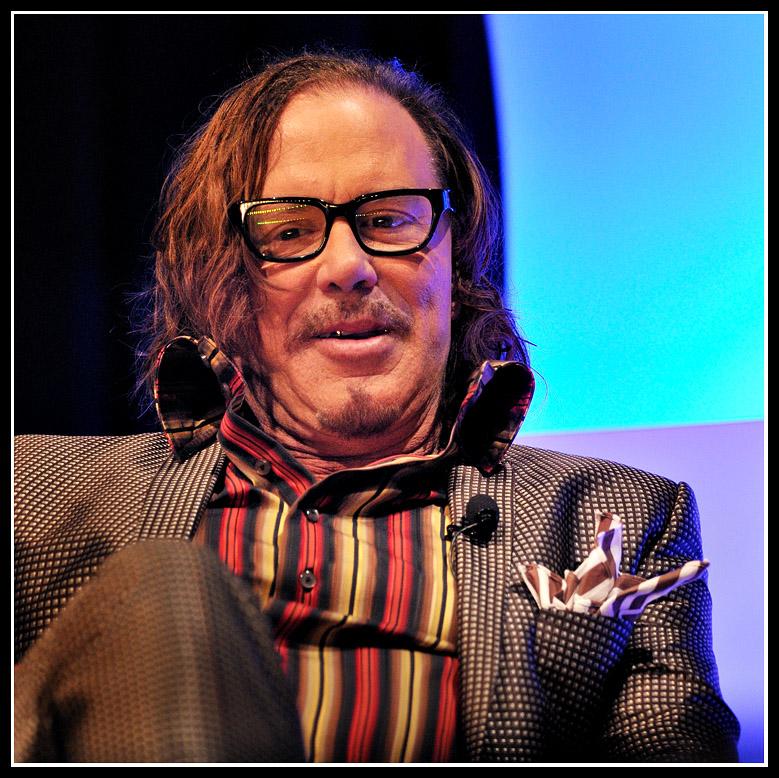 Best Actor Oscar Nominee "The Wrestler"<br />Santa Barbara Int'l. Film Fest.Mickey Rourke receives the 'American Riviera Award' at the 24th Annual Santa Barbara Int'l. Film Fest. Film icon Francis Ford Coppola made the presentation (separate photo.)