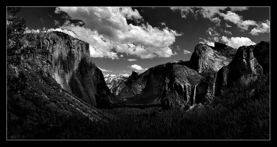 Ansel Adams made many wonderful exposures of this iconic scene - Tunnel View. And... we now add ours!April 2012.